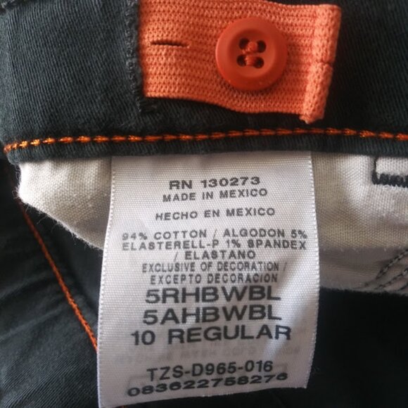 Wrangler boy's size 10R black pants - Picture 12 of 15